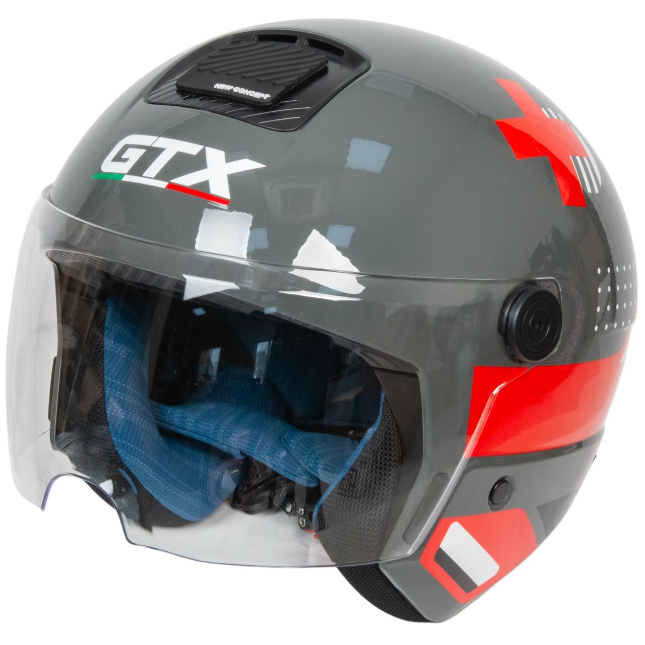 Шлем мото открытый GTX NE02 №1 (L)